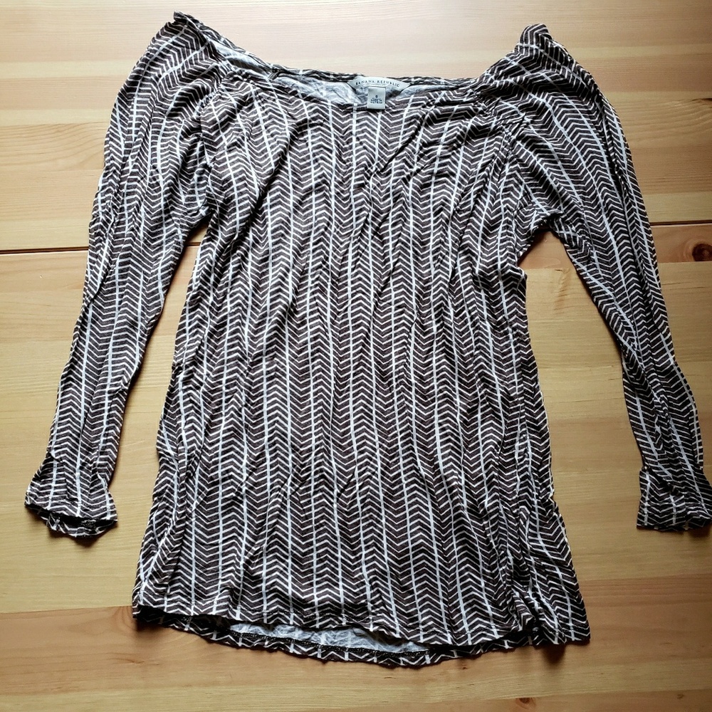 Banana Republic Chevron Top